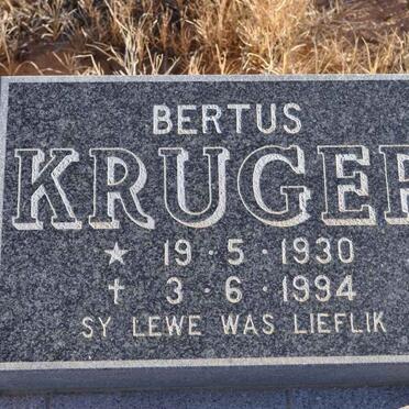 KRUGER Bertus 1930-1994