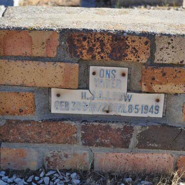 LOUW H.J.A. 1872-1949