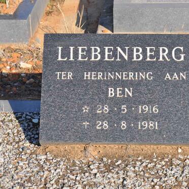 LIEBENBERG Ben 1916-1981