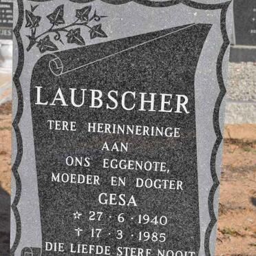 LAUBSCHER Gesa 1940-1985