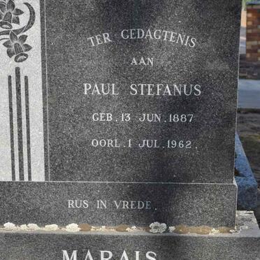 MARAIS Paul Stefanus 1887-1962