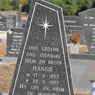 MERWE Hansie, van der 1955-1977
