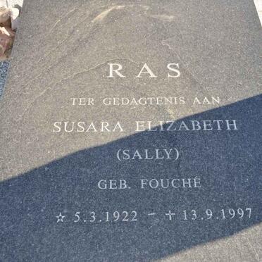 RAS Susara Elizabeth nee FOUCHE 1922-1997