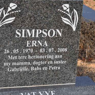 SIMPSON Erna, DU PLESSIS 1970-2008 _2
