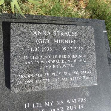 STRAUSS Willem Jacobus 1924-2022 & Anna MINNIE 1936-2012 :: STRAUS Loffie 1956-2011_2
