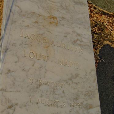 SLABBERT Jacob Adriaan Louw 1927-1988