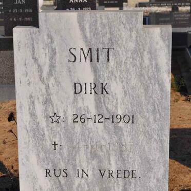 SMIT Dirk 1901-1987