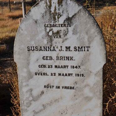 SMIT Susanna J.M. nee BRINK 1847-1919