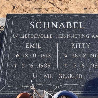 SCHNABEL Emil 1912-1989 &amp; Kitty 1912-1995