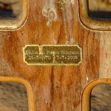 SIMPSON Erna, DU PLESSIS 1970-2008 _1