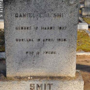 SMIT Daniel E.J. 1927-1958