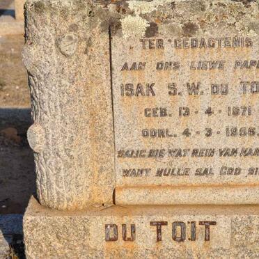 TOIT Izak S.W., du 1871-1956