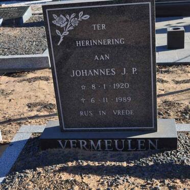 VERMEULEN Johannes J.P. 1920-1989