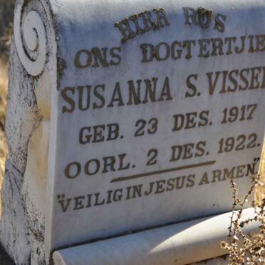 VISSER Susanna S. 1917-1922