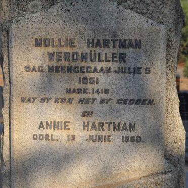 WERDMULLER Mollie Hartman -1951 :: HARTMAN Annie -1950