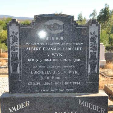 WYK Albert Erasmus Leopoldt, van 1864-1948 &amp; Cornelia J.S. BURGER 1868-1954