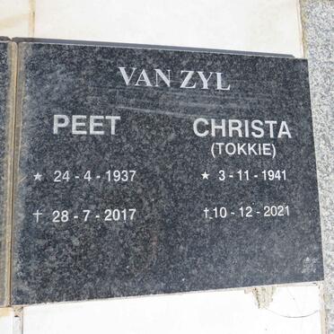 ZYL Peet, van 1937-2017 & Christa 1941-2021