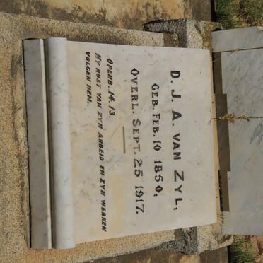 ZYL D.J.A., van 1850-1917
