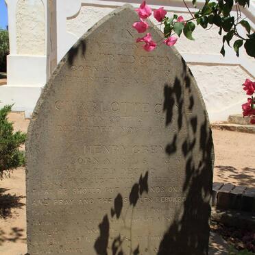 GREY Alfred 1853-1874 :: CANE Charlotte 1870-1875 :: GREY Henry 1875-1875 