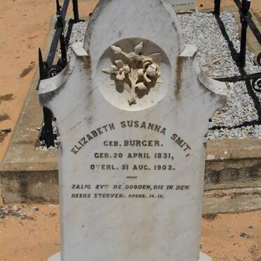 SMIT Elizabeth Susanna nee BURGER 1831-1903