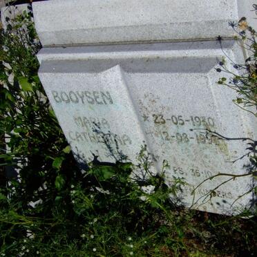 BOOYSEN Maria Catherina 1930-199?