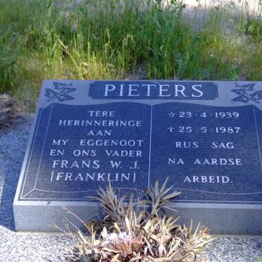 PIETERS Frans W.J. 1939-1987
