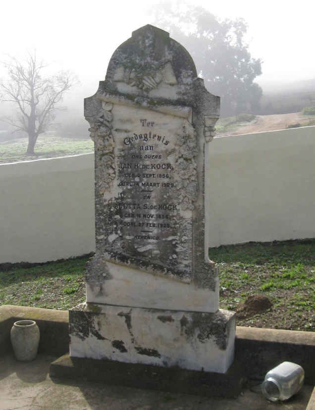 KOCK Jan H., de 1856-1929 & Aletta S. 1856-1928