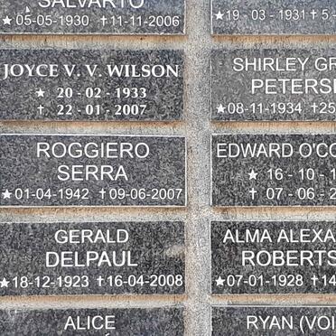 21. Memorial Wall