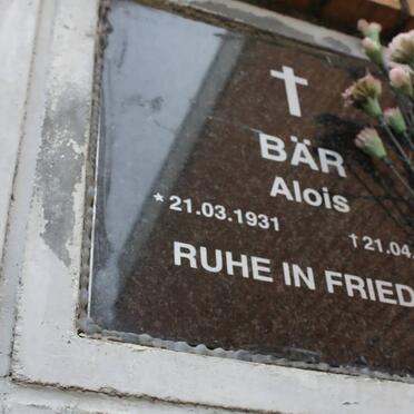 BAR Alois 1931-2005