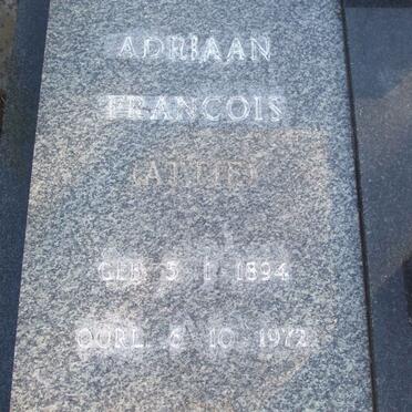 BOSMAN Adriaan Francois 1894-1972