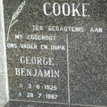 COOKE George Benjamin 1925-1987