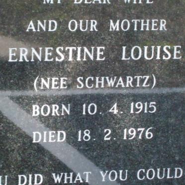 FRIEND Jacob Cecil 1912-1995 &amp; Ernestine Louise SCHWARTZ 1915-1976