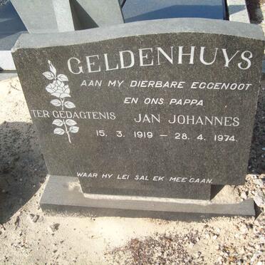 GELDENHUYS Jan Johannes 1919-1974