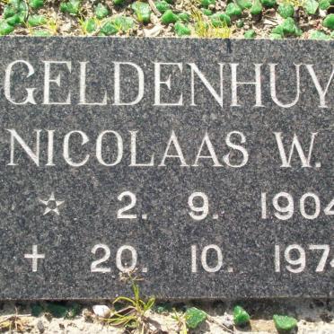 GELDENHUYS Nicolaas W.A. 1904-1974