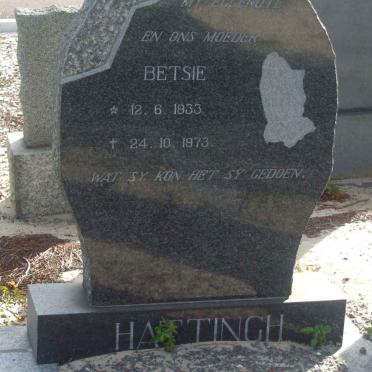 HATTINGH Betsie 1933-1973