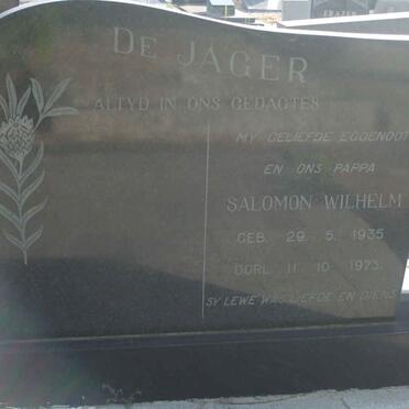 JAGER Salomon Wilhelm, de 1935-1973