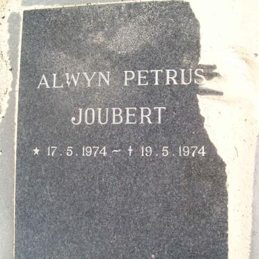 JOUBERT Alwyn Petrus 1974-1974