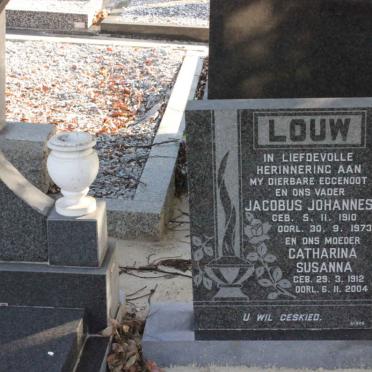 LOUW Jacobus Johannes 1910-1973 &amp; Catharina Susanna 1912-2004
