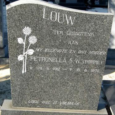 LOUW Petronella S.W. 1912-1972