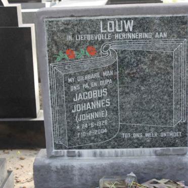 LOUW Jacobus Johannes 1928-2004