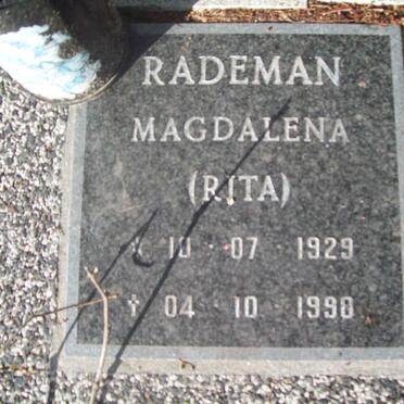 RADEMAN Magdalena 1929-1990