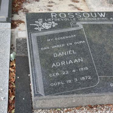 ROSSOUW Daniel Adriaan 1915-1972