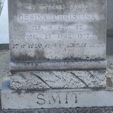 SMIT Gesina Christina 1881-1973