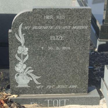 TOIT Elize, du -1974