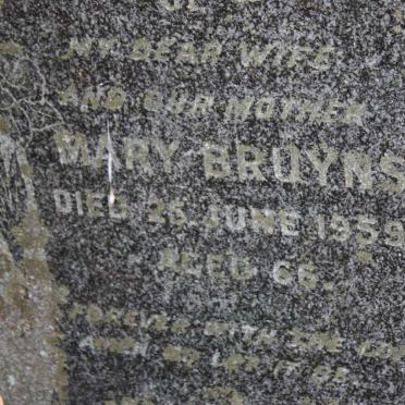 BRUYNS Mary -1959