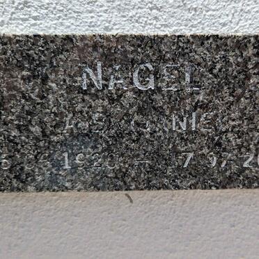 NAGEL A.B. 1920-2012