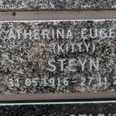 STEYN Catherina Eugelina 1916-2009