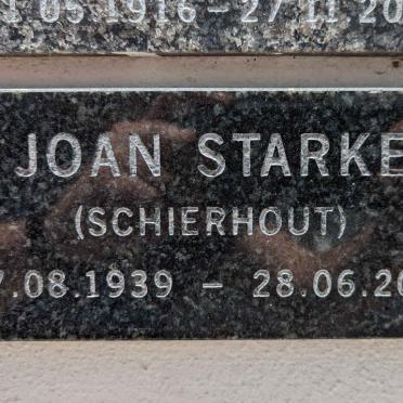 STARKE Joan nee SCHIERHOUT 1939-2010