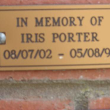 PORTER Iris 1902-1994