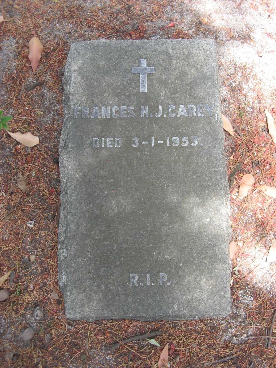 CAREY Frances H.J. -1953